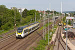 442 604 als RB18 Tübingen-Osterburken am 16.06.2021 in Oberesslingen.