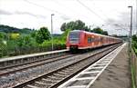 Abellio 425 309-2 durchfährt am 16.06.2020 den Haltepunkt Tübingen-Lustnau Richtung Osterburken.