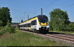8442 317 (Bombardier Talent 2) unterwegs bei Bempflingen.