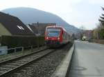 650 020-1 und 650 120-9 eilen am 17.3.2009 als RB nach Oberlenningen ihrem Endbahnhof entgegen.