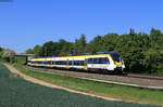 8442 310 als RB 19617 (Bruchsal-Stuttgart Hbf) bei Ellental 7.5.20