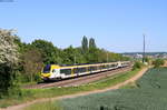 1430 047-9 und 1428 023 als RE 19022 (Stuttgart Hbf-Karlsruhe Hbf) bei Ellental 7.5.20