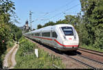 812 030-5 (Tz 9030) als umgeleiteter ICE 515 (Linie 42) von Hamburg-Altona nach Stuttgart Hbf fährt nahe Bruchsal Schlachthof auf der Bahnstrecke Bietigheim-Bissingen–Bruchsal (Westbahn