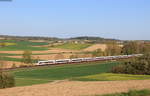 412 010-0 als ICE 591 (Hannover Hbf-München Hbf) bei Helmsheim 11.4.20