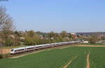 412 029-0 als ICE 593 (Berlin Gesundbrunnen-München Hbf) bei Helmsheim 11.4.20