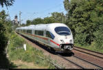 403 052-4 (Tz 352  Mönchengladbach ) als unbekannter ICE fährt nahe Bruchsal Schlachthof auf der Bahnstrecke Bietigheim-Bissingen–Bruchsal (Westbahn (Württemberg) | KBS 770) Richtung Bretten.
[30.7.2020 | 11:33 Uhr]