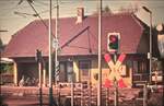 Am 28.09.1990 Haltepunkt Ersingen Empfangsgebäude
Ca 7 monate vor Eröffnung der Schnellfahrstrecke Stuttgart-Mannheim