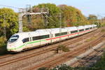 Siemens Velaro-D 407 502-4 (Triebzug 702) zwischen Ludwigsburg und Asperg 🧰 DB AG 🚝 ICE 790  Stuttgart - Wiesbaden 🚩 Bahnstrecke KBS 770 (Residenzbahn) 🕓 19.10.2020 |