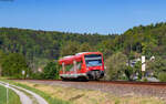 650 316 als RB 32504 (Horb - Tübingen Hbf) bei Obernau 10.5.25