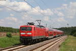 112 139-1 mit der RB 19129 (Osterburken-Stuttgart Hbf) bei Lauffen 18.7.18