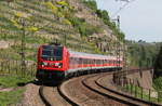 147 019-4 mit der RB 19973 (Heilbronn Hbf-Stuttgart Hbf) bei Besigheim 25.4.19