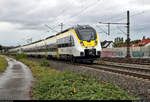 8442 306 und 8442 811 (Bombardier Talent 2) der Abellio Rail Baden-Württemberg GmbH als verspätete RB 19523 (RB17a) von Pforzheim Hbf bzw.