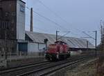 Nachschuß auf die 294 681-2 in Kochendorf am Salzbergwerk.19.11.2021