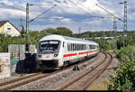 Bpmmbdzf 286.1 (61 80 80-91 150-5 D-DB) mit Schublok 101 046-1 als IC 2264 (Linie 60) von München Hbf nach Karlsruhe Hbf durchfährt den Bahnhof Asperg auf der Bahnstrecke
