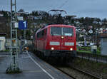 Heute ist die GfF 111 200-2 mal ziehend gen Stuttgart zusehen als sie hier in Roigheim gerade durchfährt.