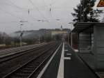 Blick auf den neugestalteten Bahnhof Gundelsheim Neckar.