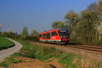 642 561 als RB Hessental-Öhringen am 25.04.2013 bei Öhringen-Cappel.