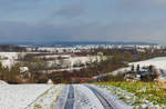 Unbekannter 642 als RE Heilbronn-Crailsheim am 13.01.2021 an der ehemaligen Blockstelle Kahlberg.