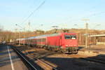Am 30.01.2020 erreicht 145 093 mit RE 90 nach Nürnberg den ersten Zwischenstopp Stuttgart-Bad Cannstatt.