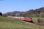 111 212-7 mit dem RE 81783 (Stuttgart Hbf-Nürnberg Hbf) bei Sulzbach 2.4.20