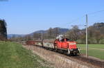 294 748-9 mit dem ER 55209 (Stuttgart Hafen-Fichtenberg) bei Sulzbach 2.4.20