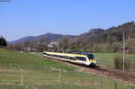 3442 210 als RE 17534 (Schwäbisch Hall Hessental-Stuttgart Hbf) bei Sulzbach 2.4.20