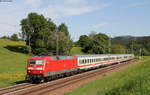 120 155-7 mit dem IC 2064 (Nürnberg Hbf-Karlsruhe Hbf) bei Lorch 7.5.18