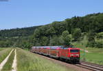 114 006-0 mit dem RE 19421 (Stuttgart Hbf-Aalen Hbf) bei Lorch 2.6.19