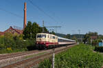 111 212 mit DPN 56706 (Aalen Hbf - Stuttgart Hbf) bei Urbach 07.09.2023 