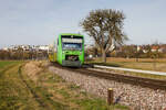 VT 362 als RB47 Heimerdingen Korntal am 12.02.2022 bei Münchingen-Rührberg.