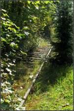 Hier fähr kein Zug mehr -     Württembergische Schwarzwaldbahn bei Weil der Stadt.