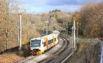 VT 415+432 als RB46 Dettenhausen-Böblingen am 20.11.2020 bei Böblingen Zimmerschlag.