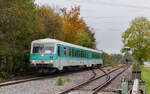 628 436/ 628 526  Anna  als RC 33918 (Freiburg Hbf - Zollhaus Blumberg) im Bahnhof Zollhaus-Blumberg 14.10.24