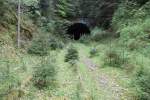 Das ist der Altre Eisenbahntunnel in Calw-Hirsau an der Fuchsklinge auf dieser strecke soll bald wieder der Bahnverkehr rollen.