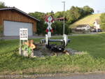 Denkmal f�r die Zaberg�ubahn in Leonbronn: Erinnerung an den Rollwagenverkehr in ihrer Schmalspurzeit (09.06.2026)