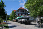 Bahnhof Künzelsau -    Der Personenzugbetrieb auf 23,6 km lange Kochertalbahn einer normalspurigen Stichbahn von Waldenburg über Künzelsau nach Forchtenberg wurde 1981 eingestellt und