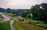 Dieses Foto entstand, als das Untere Kochertal noch eine Bahn hatte...Am 27.08.1985 war dort wohl der T 24 unterwegs.