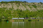 Doppel 187 RHC mit einem Kesselwagenzug bei Karlstadt Richtung Gemünden, 07.05.2020