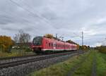 RB 53 nach Schlüchtern hat so eben Thüngersheim verlassen, hier ist 440 323 gen Karlstadt fahrend zusehen.