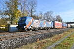 Die Northrail 192 009 für TLX fahrend in Thüngersheim gen Karlstadt fahrend am Dienstag den 9.11.2021  P.S.