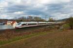 DB Fernverkehr ICE4 (412 xxx) am 19.02.22 in Hösbach (Landkreis Aschaffenburg)