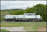 Die Hybridlokomotive Vossloh/CRRC Modula 1020 002 (Diesel/Batterie, NVR: 90 80 1020 002-4 D-VL) verkehrte am 03.09.2026 als Probefahrt von Minden/Westf. nach M�nchen, als die Fuhre am fr�hen Nachmittag bei Th�ngersheim im Maintal fotografiert werden konnte.