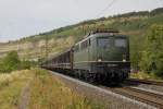 140 438-3  BayernBahn  mit Henkelzug in Th�ngersheim, Juli 2015.