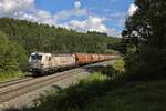 Budamar 383 212-8 mit einem Getreidezug am 29.07.21 in Obersinn.