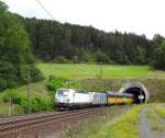 Nachdem 193 810 ihre ersten Testfahrten erfolgreich absolviert hat, ging es nun an die ersten schwereren Aufträge.