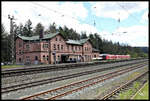 Der Bahnhof Jossa ist für einige Züge im Regionalverkehr End- und Ausgangspunkt in Richtung Gemünden am Main.