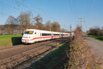 402 040  Bochum  als ICE 584 von München Hbf nach Hannover Hbf bei Neustadt a.