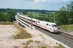 ICE 587 (Hamburg-Altona - München Hbf) bei Emskirchen Richtung Nürnberg, 23.06.2019