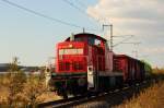 294 747-1 DB Schenker Rail bei Ebersdorf am 24.10.2012.