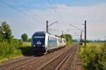 PCW 7 (ER20-2007) mit 2 weiteren Vectrons (1819 & 1820) richtung Sden in Bubenreuth (15.06.2013)